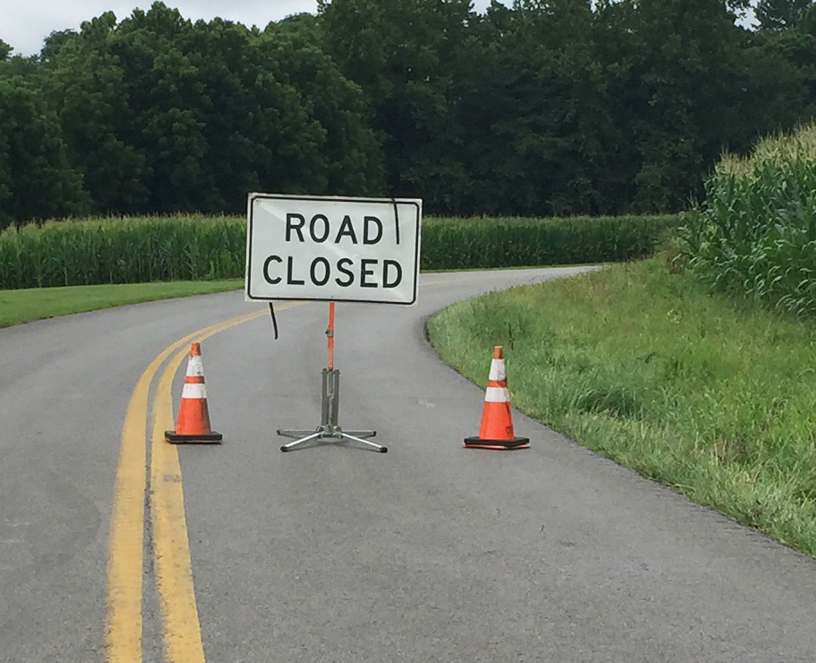 Road closed